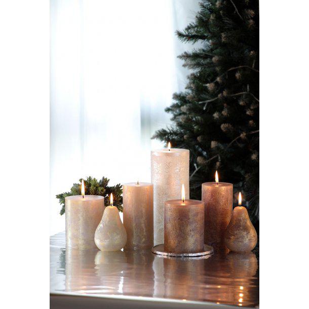 White Ritz Timber Pillar Candles (Set of 4) - Image 2