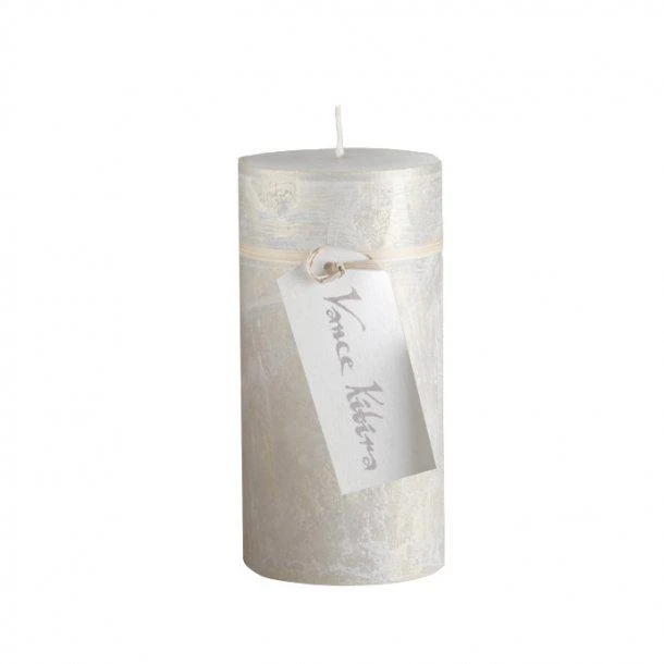 White Ritz Timber Pillar Candles (Set of 4) - Image 3