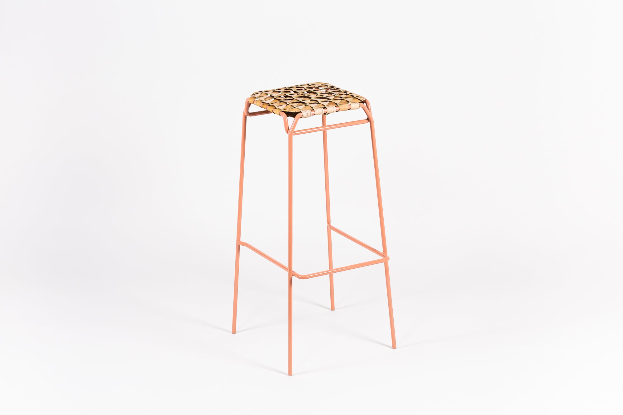 Taburet Birch Bark Bar Stool - Image 3