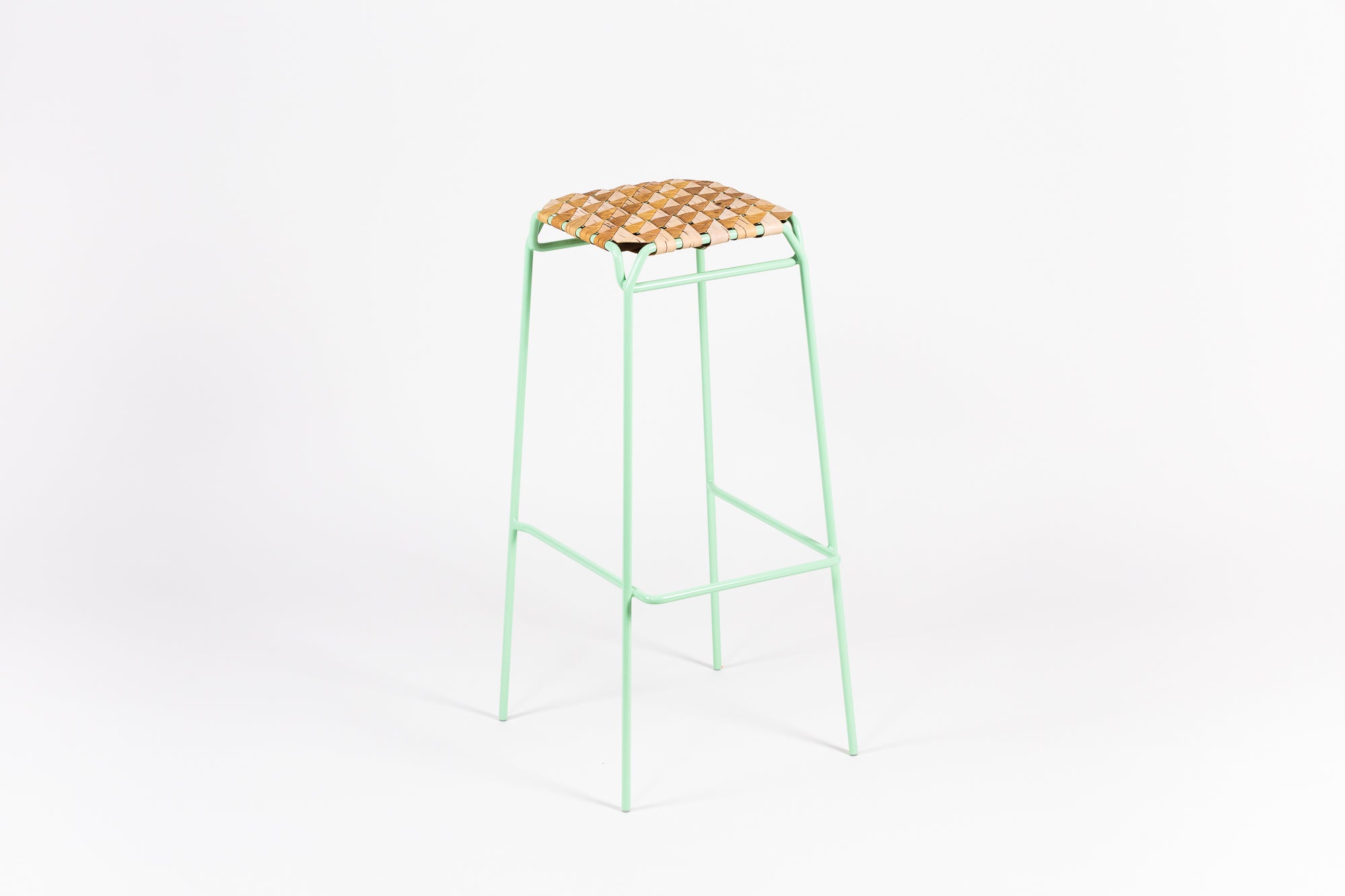 Taburet Birch Bark Bar Stool - Image 4