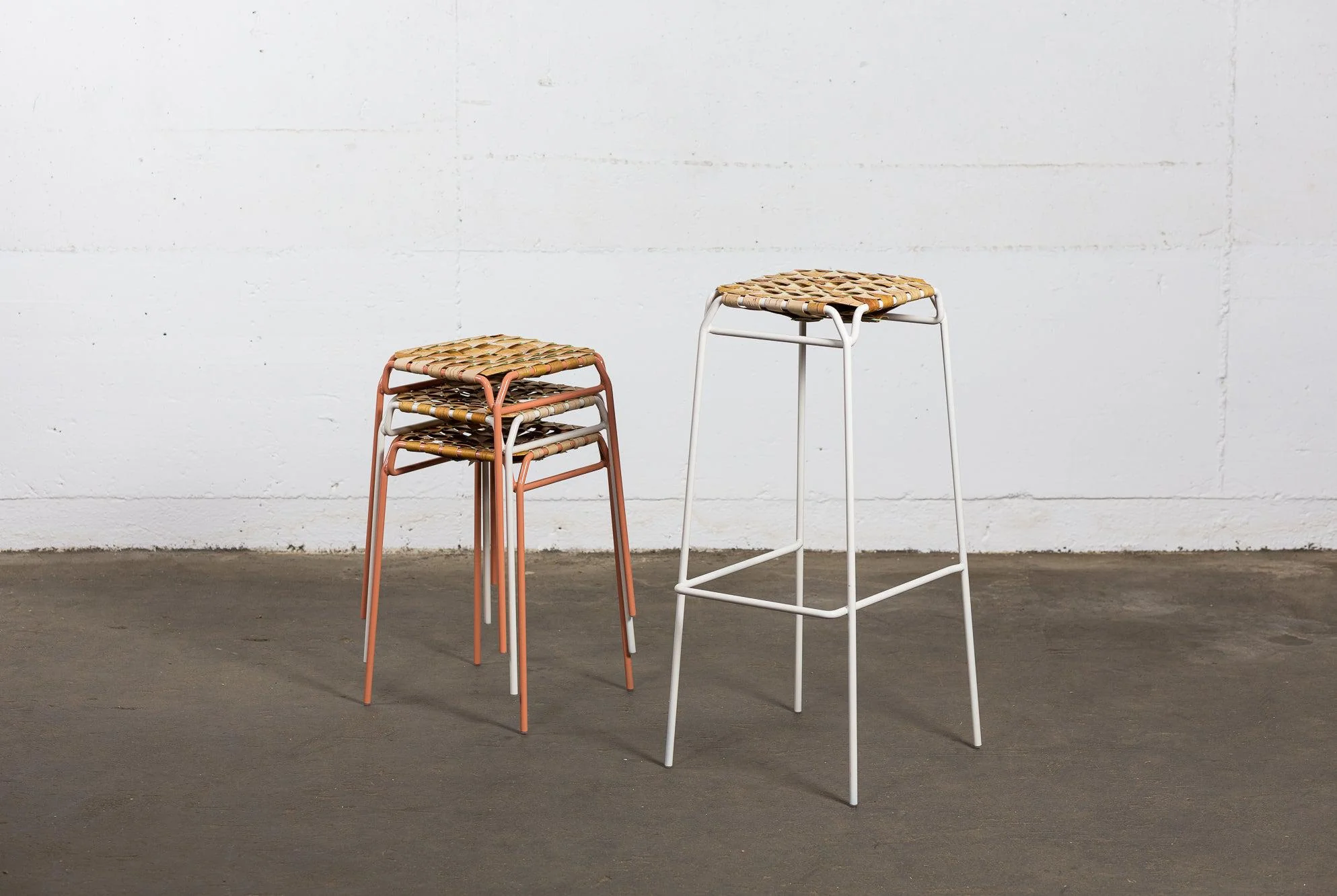 Taburet Birch Bark Bar Stool - Image 9