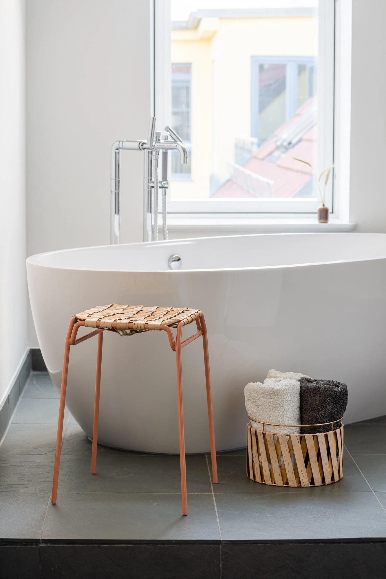 Taburet Birch Bark Stool - Image 2