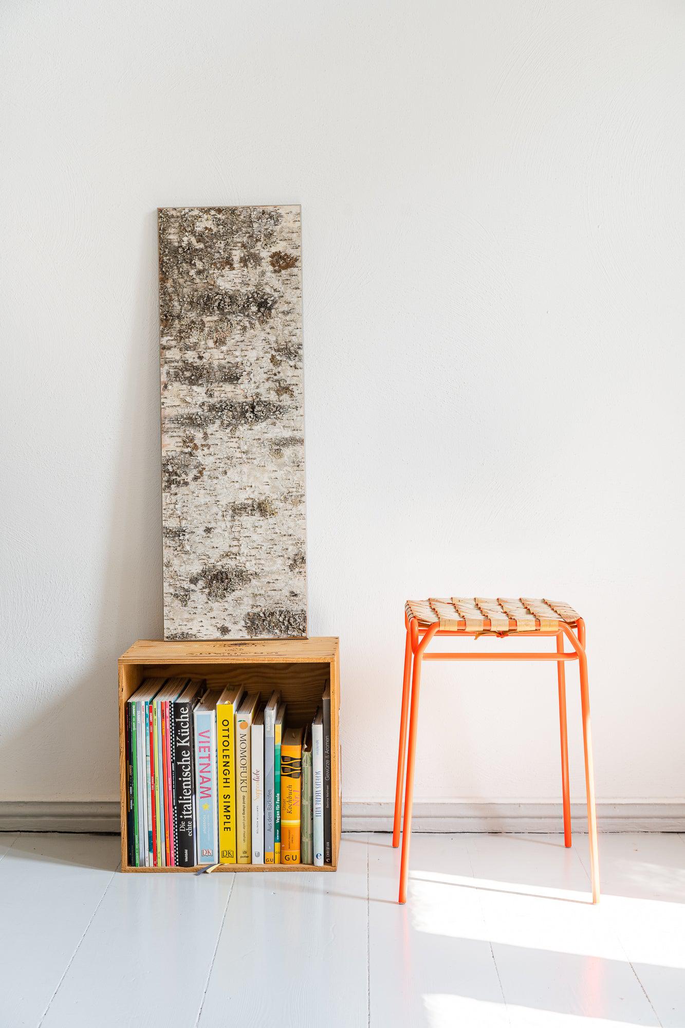 Taburet Birch Bark Stool - Image 33