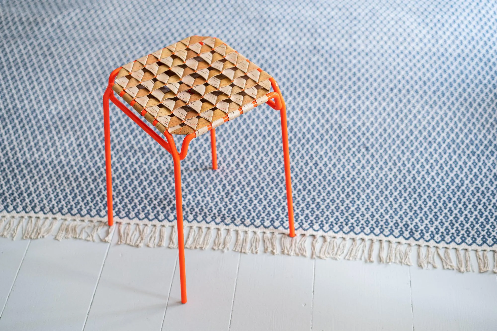 Taburet Birch Bark Stool - Image 36
