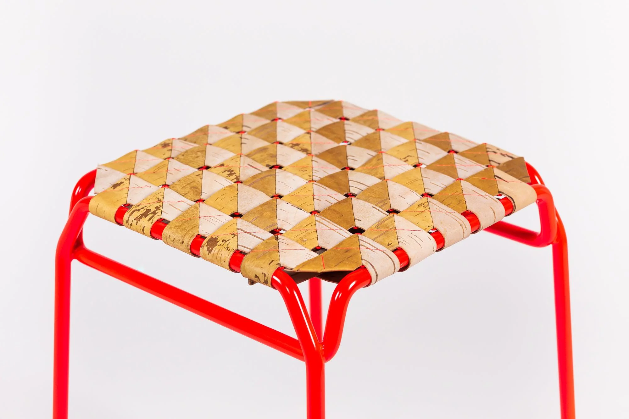 Taburet Birch Bark Stool - Image 39