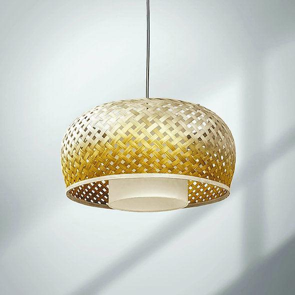 Tulip Bamboo Pendant Light - Image 6