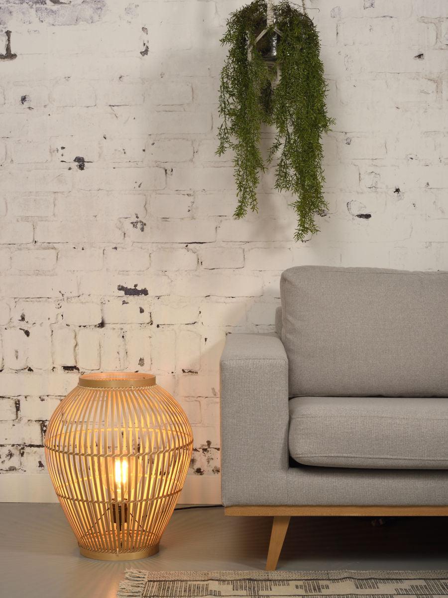 Tuvalu Bamboo Table Floor Light - Image 9