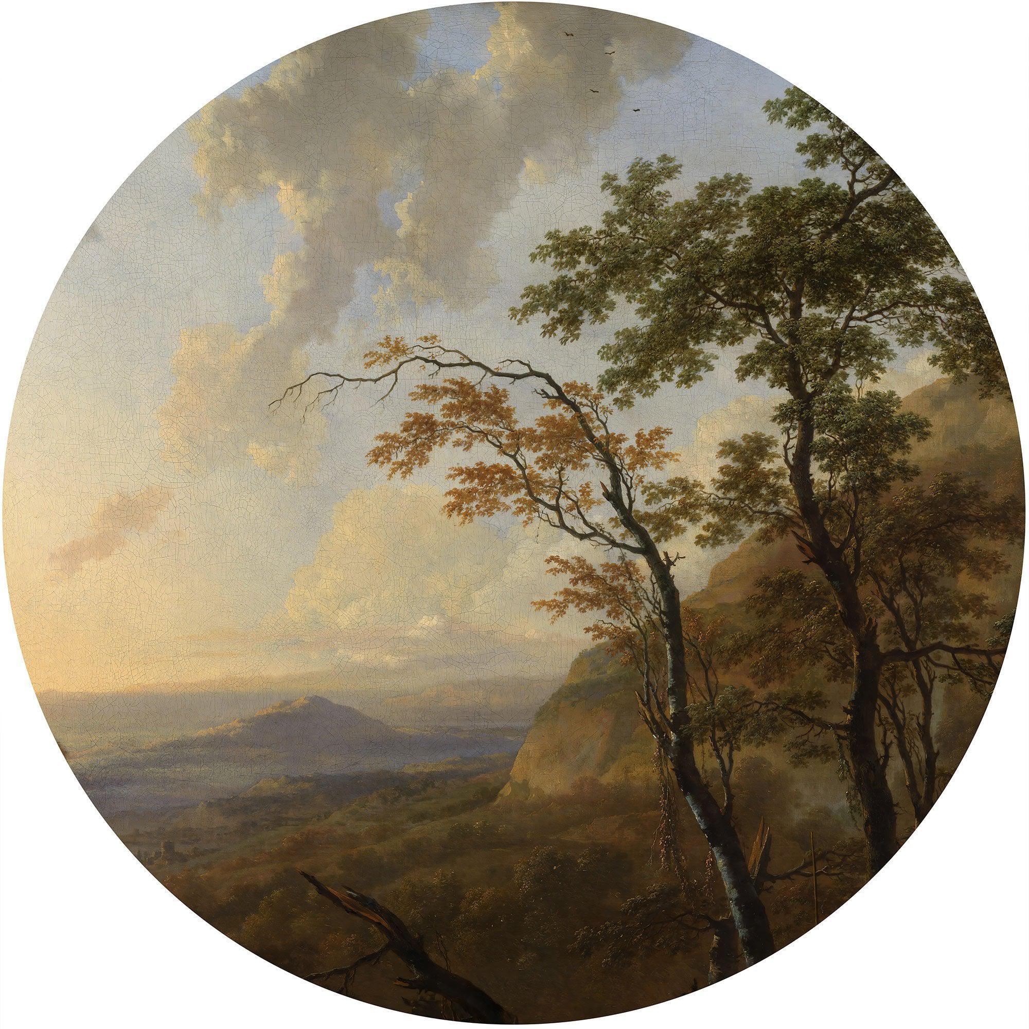 Horizon Circle Wall Art (Self-Adhesive) - Image 3