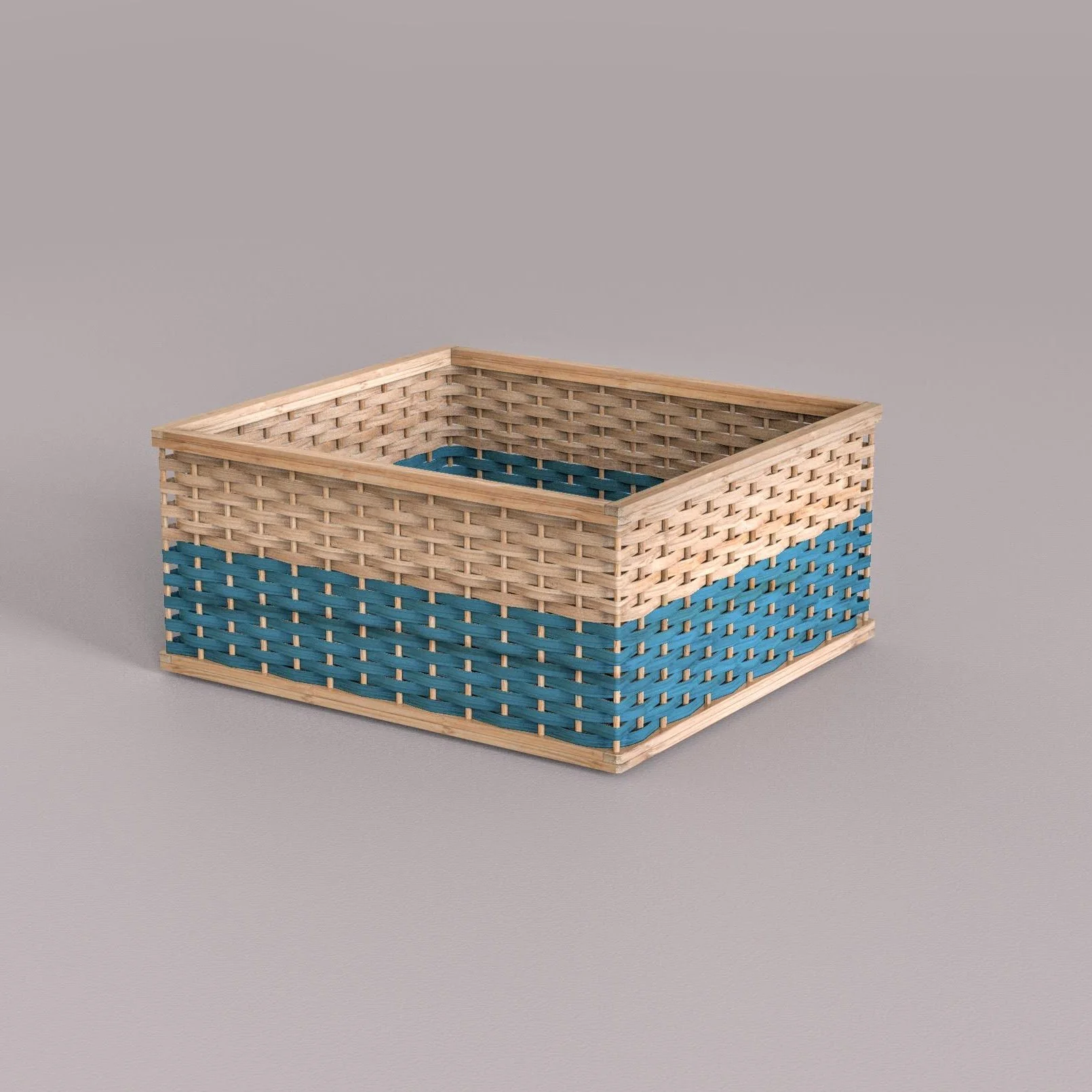 Square Bamboo Stackable Baskets - Image 4