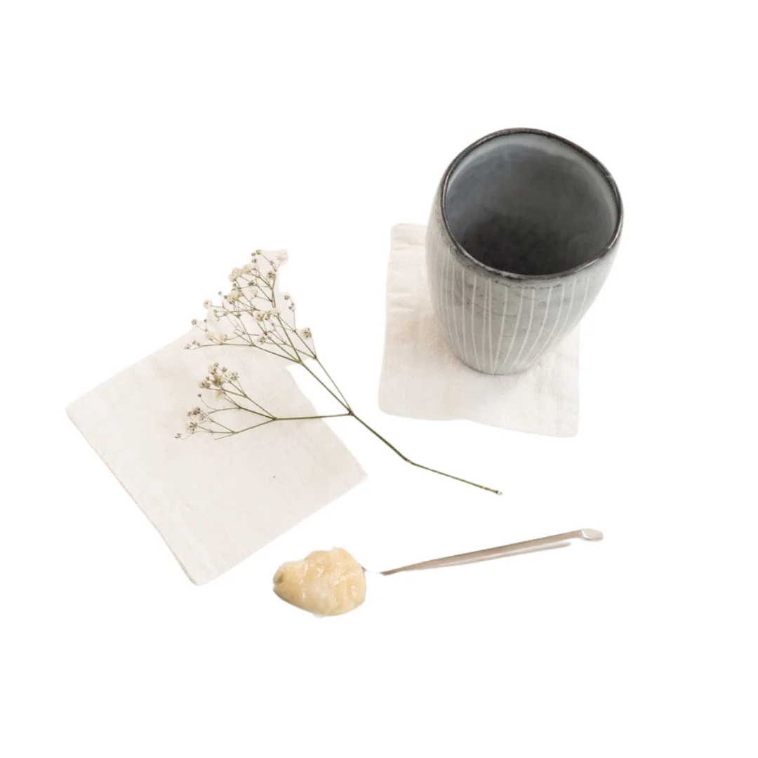 White Linen Coasters