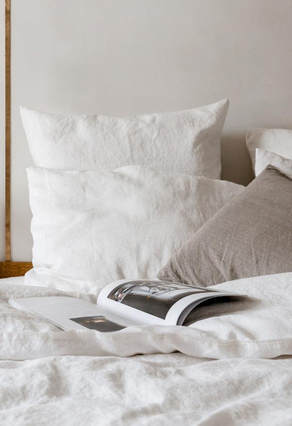 White Linen Duvet Cover - Image 3
