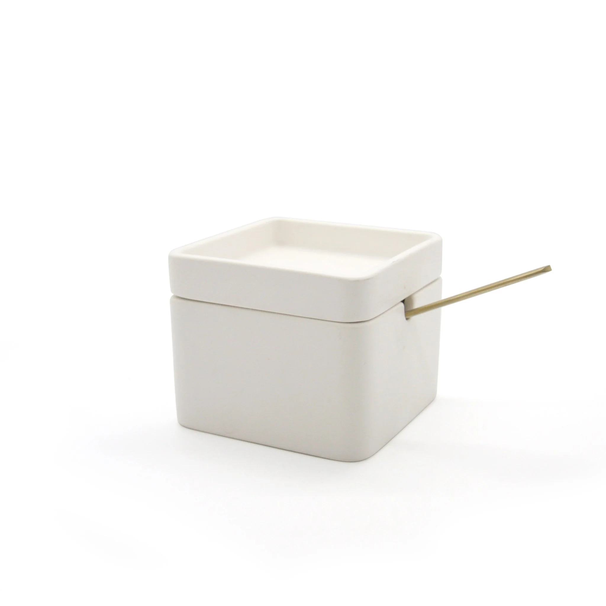White Viennese Braid Concrete Box - Image 8