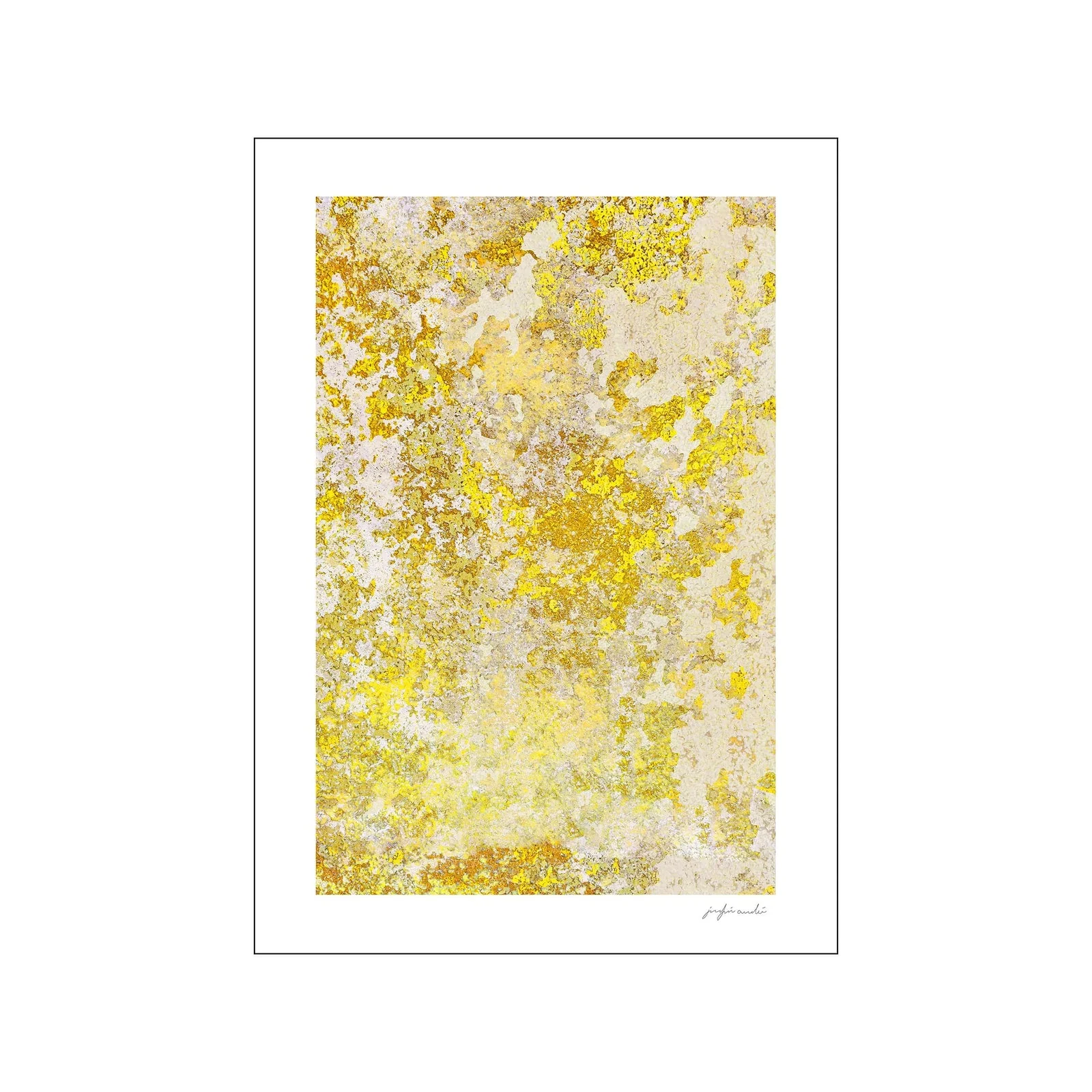 Yellow Stone Structure Original Artist Poster - Image 2