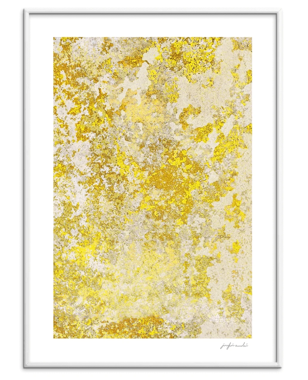 Yellow Stone Structure Original Artist Poster - Image 4
